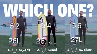 1 Shaper, 3 boards, 1 Wavepool: A Surfboard Design Experiment