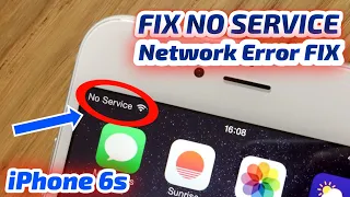 iPhone 6s No Service Network Error FIX | iPhone 6s No Service FIXED | iPhone 6s Network Problem FIX