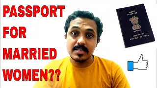 HOW TO APPLY PASSPORT FOR MARRIED WOMEN? TIPS!! (HINDI)