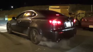 Lexus IS-F Burnout