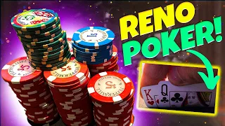 Reno players will NEVER see it coming!!! // Poker Vlog #26 // NL Hold’em with Color Up!