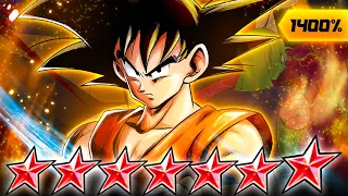 (Dragon Ball Legends) ZENKAI 7, 1400%, 14 STAR BLU SAIYAN SAGA GOKU! INSANELY VALUABLE ZENKAI!