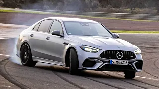 Mercedes-AMG C63 S E Performance 2023 | DRIFT, BOOST Function & Race Track