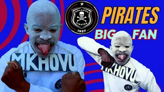 Orlando Pirates fan 'Mkhovu' talks about his love for pirates | We risk our lives #football #soccer