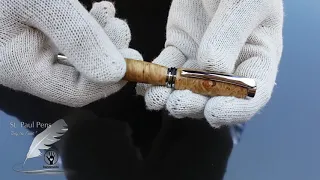 Handmade Jr. Gentleman Pen - Bird's Eye Maple