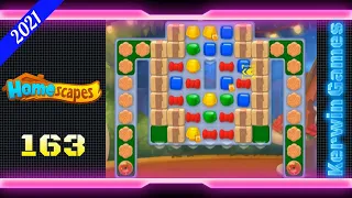 Homescapes Level 163 - No Boosters - 23 moves (2021)