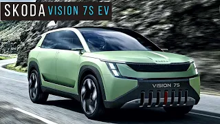 New Skoda VISION 7S INTERIOR – Future Hi-Tech 7-Seater EV SUV #skoda #fastcars