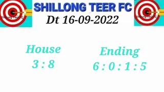 16-09-2022||SHILLONG TEER FC || House Ending Line||