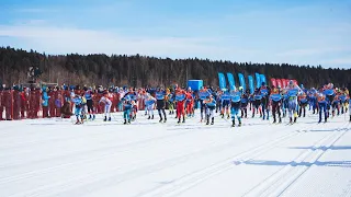 На спорте. XI Международный Югорский лыжный марафон