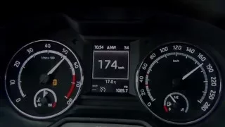 Skoda Octavia RS 2.0 TSI DSG 220 KM - acceleration 0-160 km/h