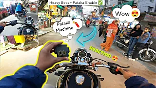 Bullet 350 Pataka Reaction 💥🧨 | Bullet m Patake Kese Fode | Heavy Beat 😍 | @b4bullet