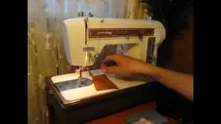 Sewing machine Швейная машина Privileg Zick-Zack mod.192 YB test кожа