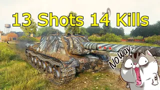 World of Tanks ISU-152 - 14 Kills In 13 Shots !