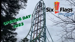 Opening Day 2023 at Six Flags Great Adventure w/ Lots of New Stuff to Check Out! + Big Storm Later!