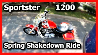 2013 Sportster 1200 Custom Walkaround / Mods / V&H Short Shots Exhaust Note / Spring Shakedown Ride