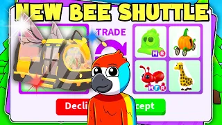 Trading new BEE SHUTTLE (Adopt me Roblox)