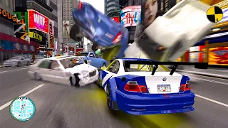 GTA 4 Crazy BMW M3 GTR Crashes Ep.6