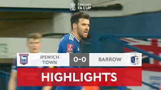 Barrow Hold Off Late Ipswich Surge | Ipswich Town 0-0 Barrow | Emirates FA Cup 2021-22