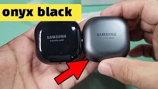 new onyx black galaxy buds live 2022 - color comparison