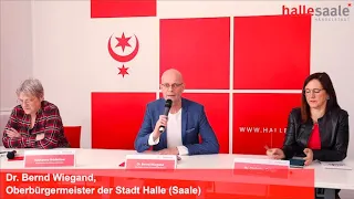 Halle (Saale): Video-Pressekonferenz vom 25. März 2020 zur aktuellen Corona-Lage