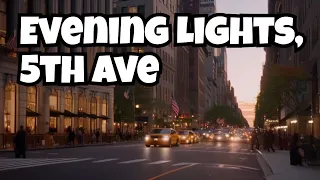 The Light Side of 5th Ave Evening in 4K | Feb 2024