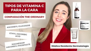 TIPOS DE VITAMINA C PARA LA CARA | THE ORDINARY ASCORBYL GLUCOSIDE SOLUTION 12,  L-ASCORBIC ACID 100