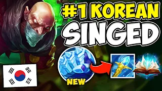RANK 1 SINGED - I Copied the BEST Korean Singed Player’s Build!