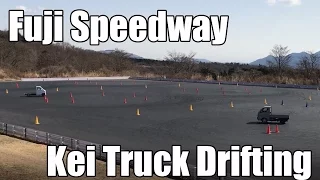 Kei Truck Drifting - Fuji Speedway