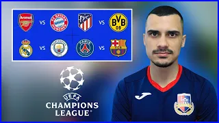 PREDICTII SFERTURI UCL (+ REACTIE PREDICTII OPTIMI)