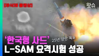 [무삭제 풀영상] 한국형 사드 L-SAM  요격시험 성공 최초공개! / 군대클라쓰