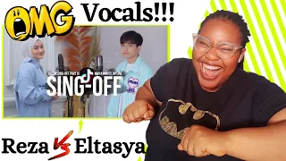 SING-OFF TIKTOK SONGS PART 9 (Zoom, Wait A Minute!, RIP Love) vs @Eltasya Natasha | SINGER REACTION