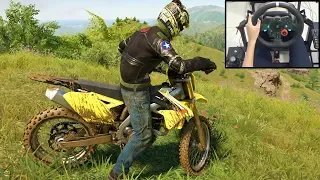 Suzuki RM-Z450 - The Crew 2 | Logitech g29 gameplay