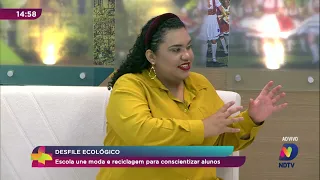 Desfile ecológico: escola une moda e reciclagem para conscientizar alunos