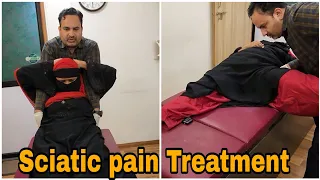 Slip Disc Sciatic pain & Telbone  Treatment by Chiropractic technique #drmushtaque #mumbai #asmr
