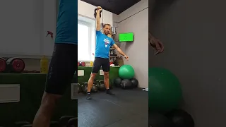 Wojtek Smykowski - SSST (Secret Service Snatch Test) 24kg/10min: 207reps BW:79kg