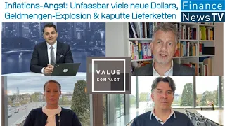 Inflations-Angst: Unfassbar viele neue Dollars, Geldmengen-Explosion & kaputte Lieferketten