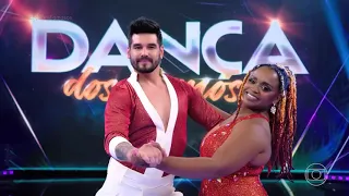 Daiane dos Santos e Dani Norton se apresentam no ritmo zouk | Domingão com Huck