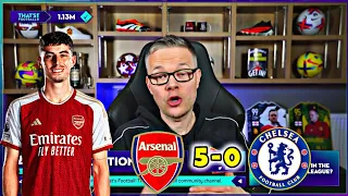 ARSENAL 5-0 CHELSEA - Goldbridge Reaction to the match - Premier League match