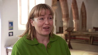 Champing at Wolfhampcote Church, on the ITV News, April 2018