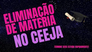 Eliminação de matéria no CEEJA DONA CLARA MANTELLI