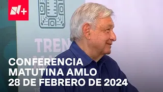 Conferencia mañanera AMLO hoy / 28 de febrero de 2024