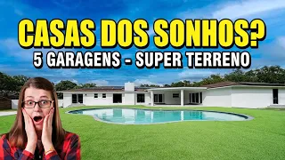 Casa com 5 Garagens e Super Terreno no Coração de Orlando