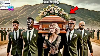 😢💔Franklin's Aunt Denise Funeral-GTA 5 Real Life Mod Remastered Season 1 Episode 129