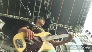 Luka Bass passando som na Banda Gabriel Diniz