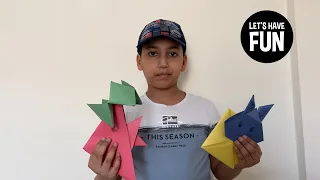 Episode 1 | How to make 4  easy origami crafts | Lets Have Fun