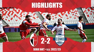 #LNPB #SerieBKT 33a gior. // Highlights Bari-Como 2-2