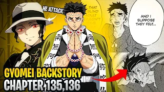 Muzan Attack Demon Slayer HQ & Gyomei Backstory | CH 135,136 EXPLAINED |