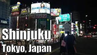 [8K Japan] Night Walk in Shinjuku, Tokyo, Japan @8K 360 VR video / Feb 2021