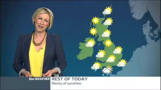 Becky Mantin ITV Weather 2015 04 17