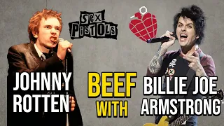 Green Day's Billie Joe Armstrong vs. Sex Pistols Johnny Rotten: The Feud Explained